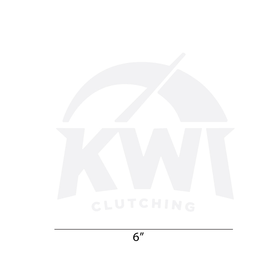 KWI Clutching Die Cut Sticker - 6"