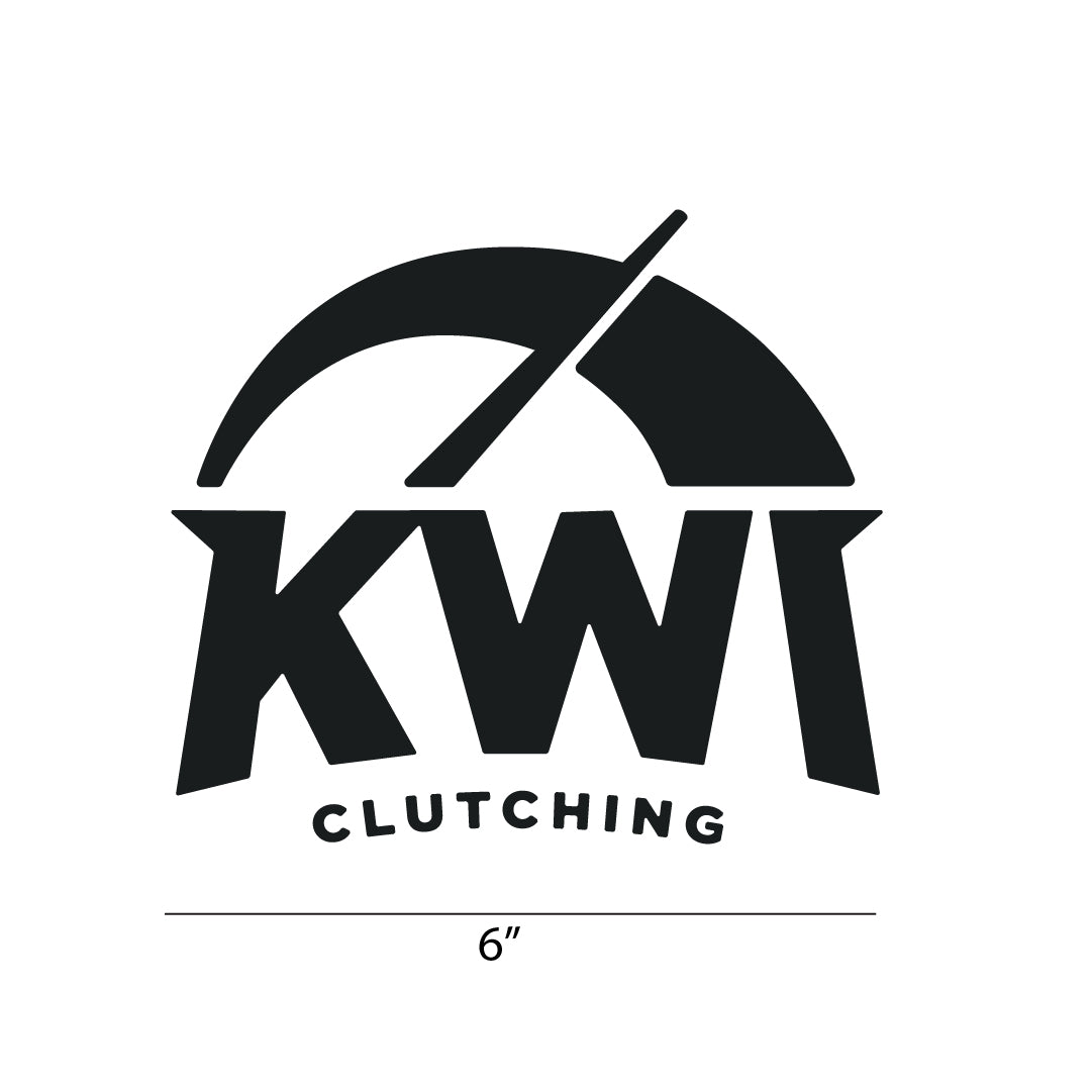 KWI Clutching Die Cut Sticker - 6"